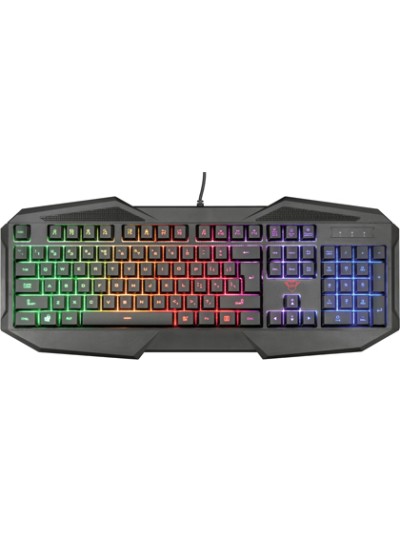 Teclado trust gxt 830-rw avonn gaming iluminacion rainbow usb 2.0 cable 1,4 m
