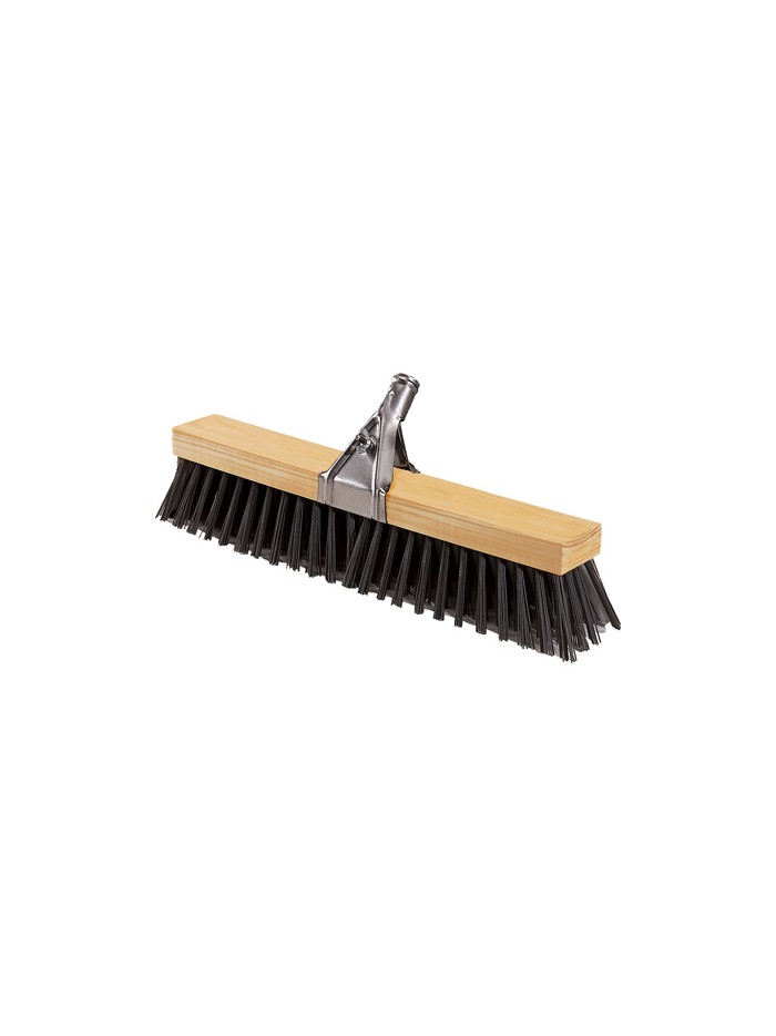Cepillo barrendero madera reforzado cerdas polipropileno 520x90 mm contiene pinza y palo Cepillo barrendero madera reforzado cerdas polipropileno 520x90 mm contiene pinza y palo