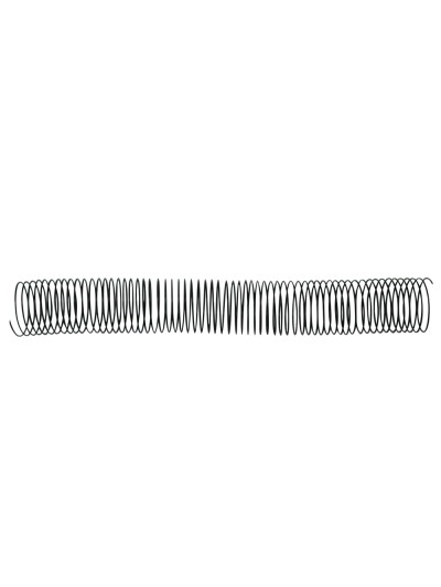 Espiral metalico q-connect 64 5:1 40mm 1,2mm caja de 25 unidades
