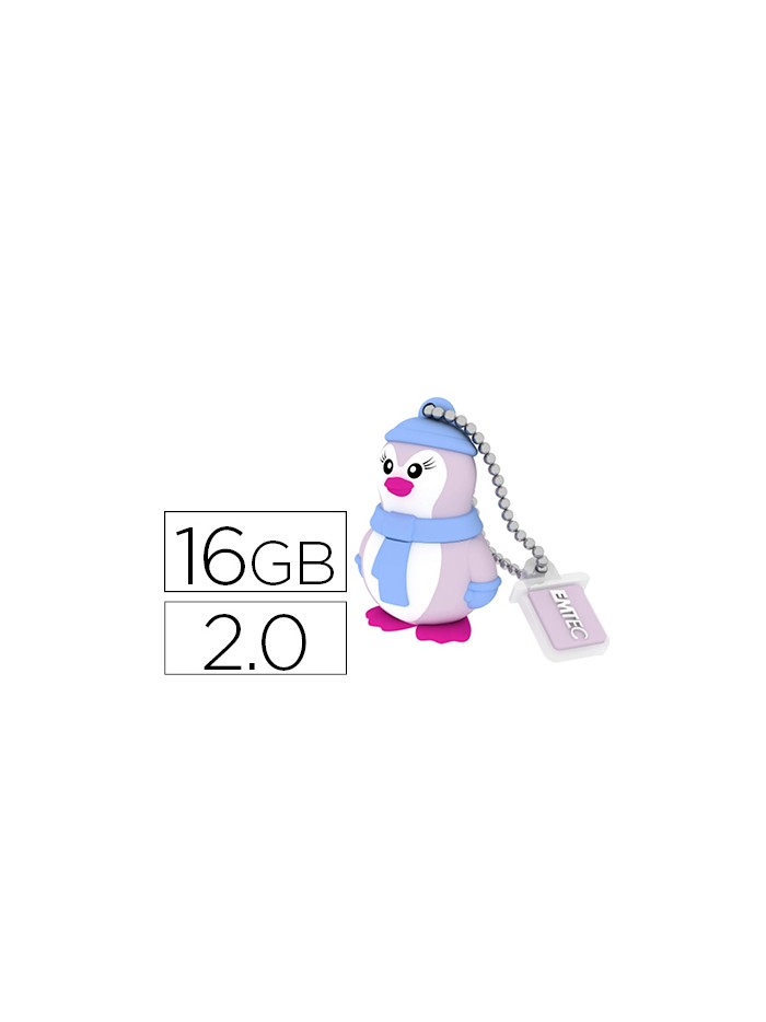 Memoria usb emtec flash 16 gb 2.0 pinguino Memoria usb emtec flash 16 gb 2.0 pinguino