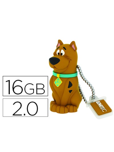 Memoria usb emtec flash 16 gb 2.0 scooby doo