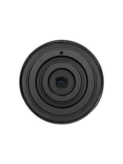 Reloj q-connect de pared plastico oficina redondo 50 cm marco cromado