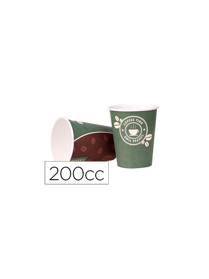 Vaso termico carton 200 cc paquete de 50 unidades Vaso termico carton 200 cc paquete de 50 unidades