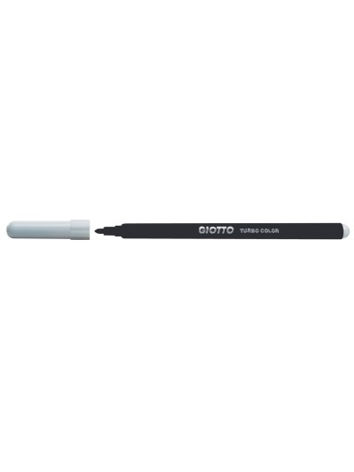Rotulador giotto turbo color lavable con punta bloqueada unicolor negro