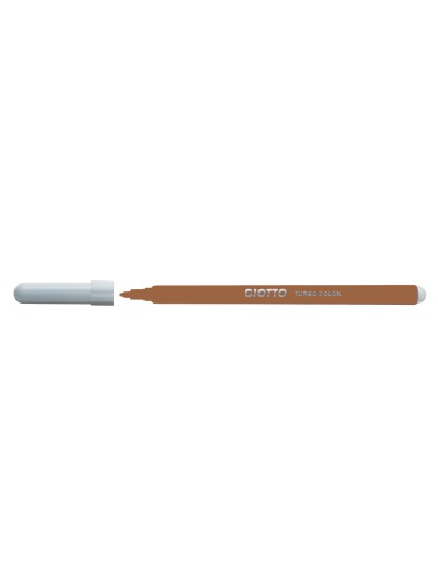 Rotulador giotto turbo color lavable con punta bloqueada unicolor marron