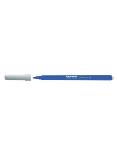 Rotulador giotto turbo color lavable con punta bloqueada unicolor azul oscuro