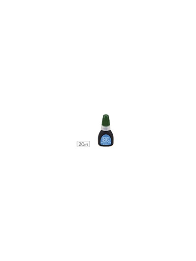 Tinta x'stamper quix para sellos verde bote de 20 ml