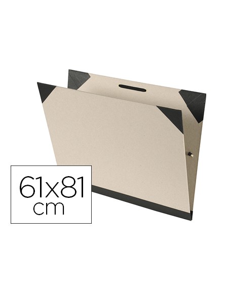 Carpeta dibujo canson brut 61x81 cm con gomas color kraftclaro