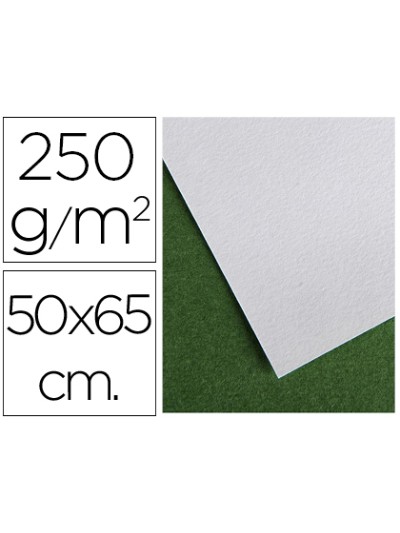 Papel secante canson 50x65 cm liso blanco 250 gr
