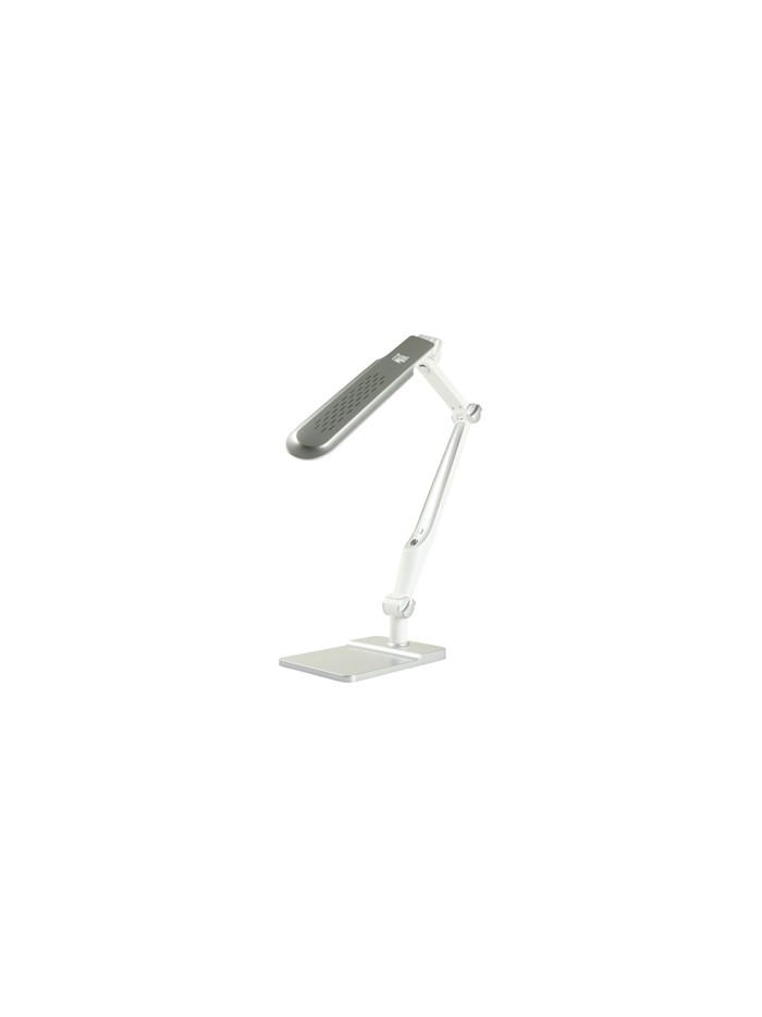 Lampara de oficina q-connect sobremesa profesional abs 32 leds 9 w interruptor sensor 3 niveles color cromado Lampara de oficina q-connect sobremesa profesional abs 32 leds 9 w interruptor sensor 3 niveles color cromado