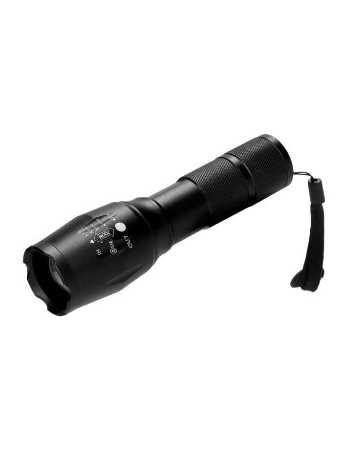 Linterna q-connect telescopica aluminio 5w modo alumbrado alto medio bajo estroboscopio sosapagado 3 pilas aaa Linterna q-connect telescopica aluminio 5w modo alumbrado alto medio bajo estroboscopio sosapagado 3 pilas aaa