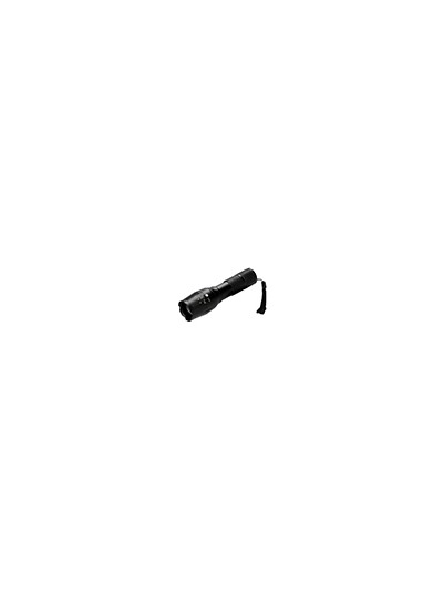 Linterna q-connect telescopica aluminio 5w modo alumbrado alto medio bajo estroboscopio sosapagado 3 pilas aaa