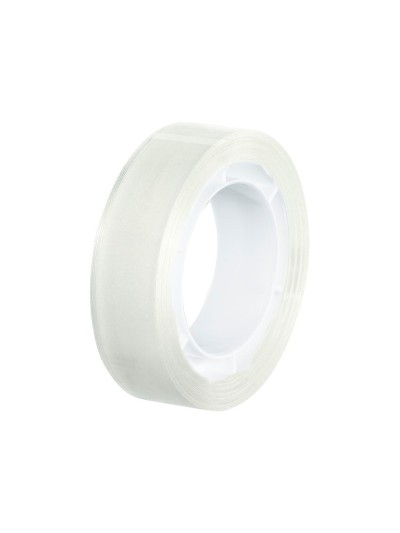 Cinta adhesiva q-connect invisible 7,5 mt x 19 mm con portarrollo en blister