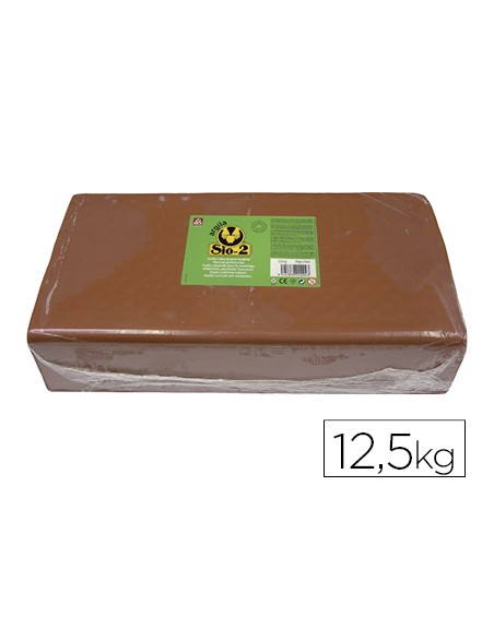 Arcilla argila sio-2 color rojo paquete de 12,5 kg