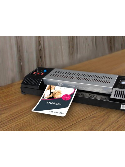 Bolsa de plastificar q-connect 153 x 216 mm din a5 125 mc autoadhesivas caja de 100 unidades