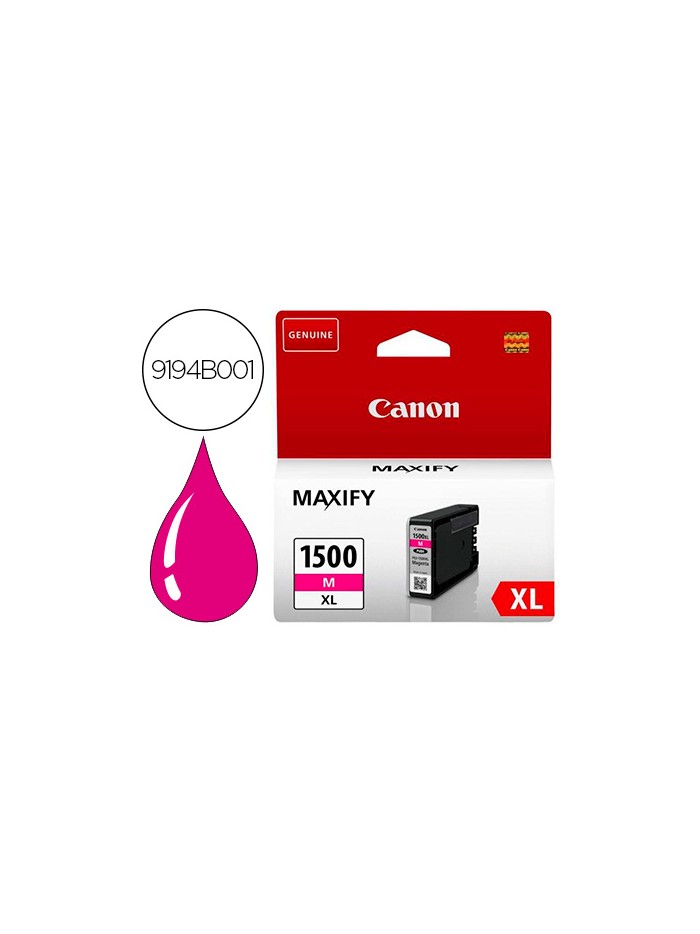 Ink-jet canon pgi-1500xl mb2050 / mb2150 / mb2155 / mb2350 / mb2750 / mb2755 magenta Ink-jet canon pgi-1500xl mb2050 / mb2150 / mb2155 / mb2350 / mb2750 / mb2755 magenta