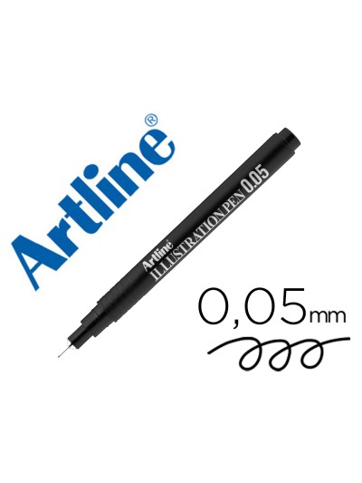 Rotulador artline calibrado micrometrico negro illustration pen ek-2805iln punta poliacetal 0,05mm