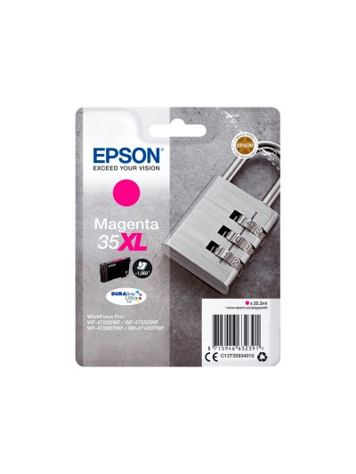Ink-jet epson 35xl t3593 pro wf-4720dwf / 4725dwf / 4730dtwf / 4740dtwf magenta alta capacidad 1900 paginas
