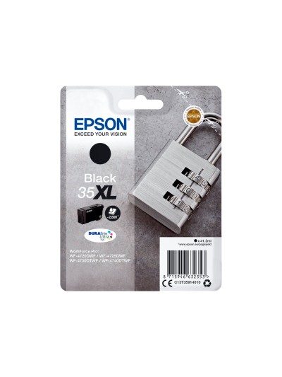 Ink-jet epson 35xl t3591 pro wf-4720dwf / 4725dwf / 4730dtwf / 4740dtwf negro alta capacidad 1900 paginas