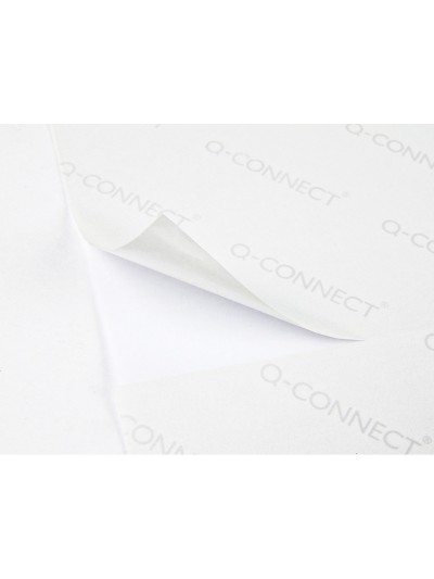 Etiqueta adhesiva q-connect kf15386 tamaño 38,1x21,2 mm fotocopiadora laser ink-jet caja con 100 hojas din a4