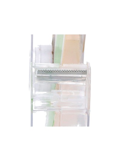 Cinta adhesiva q-connect doble cara 10 mt x 12 mm en portarrollos
