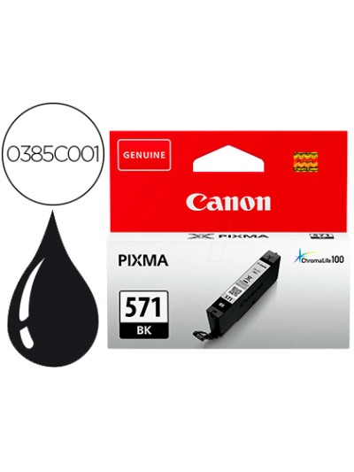 Ink-jet canon cli-571 pixma mg6852 / ts6050 / ts8050 negro