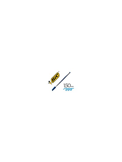 Rotulador bic velleda fino para pizarra azul punta redonda 1 mm