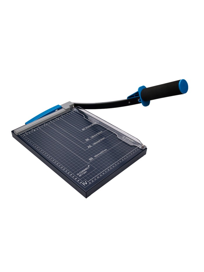 Cizalla q-connect metalica de palanca a4 capacidad corte 10 hojas Cizalla q-connect metalica de palanca a4 capacidad corte 10 hojas