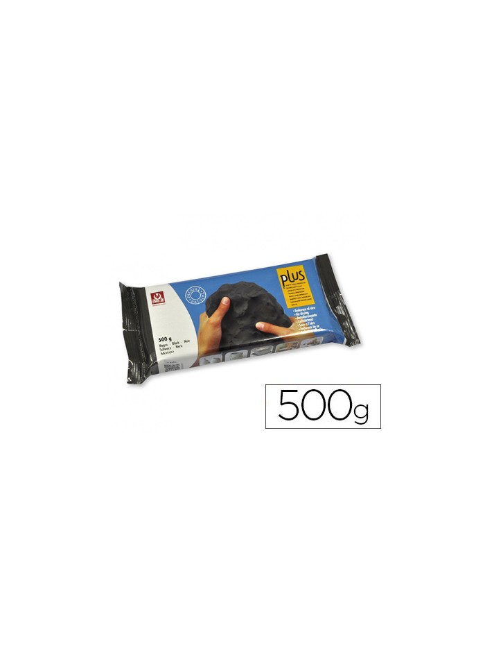 Arcilla sio-2 plus negra endurece al aire paquete de 500 gr Arcilla sio-2 plus negra endurece al aire paquete de 500 gr