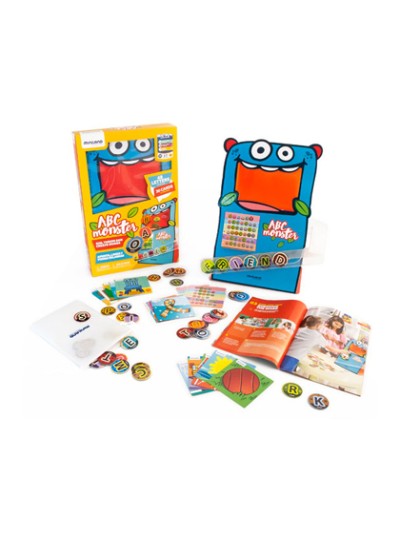 Juego didactico miniland alimenta al monstruo para construccion de palabras