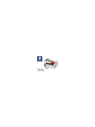 Lapiz de color staedtler wopex ecologico caja de 144 unidades surtidas 12 colores surtidos