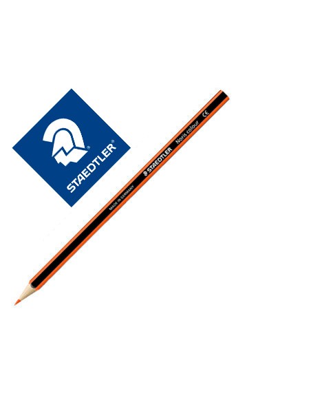 Lapiz de color staedtler wopex ecologico naranja