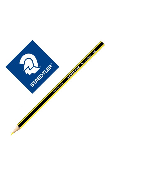 Lapiz de color staedtler wopex ecologico amarillo claro