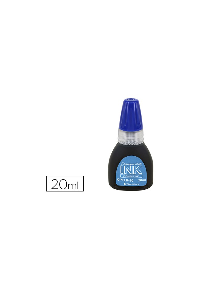 Tinta x'stamper quix para sellos azul bote de 20 ml Tinta x'stamper quix para sellos azul bote de 20 ml