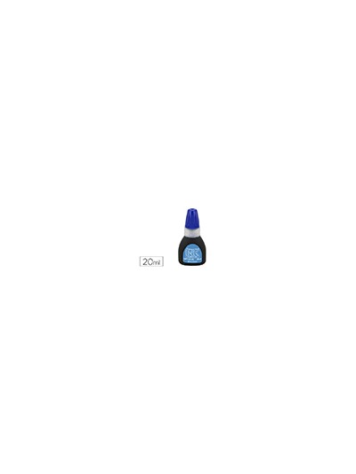 Tinta x'stamper quix para sellos azul bote de 20 ml