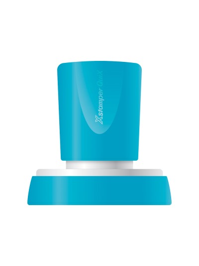 Sello x'stamper quix personalizable color rojo redondo diametro 38 mm q-53