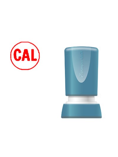 Sello x'stamper quix personalizable color rojo redondo diametro 14 mm q-32