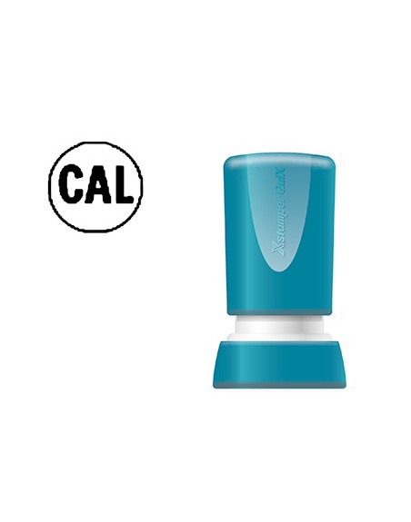 Sello x'stamper quix personalizable color negro redondo diametro 14 mm q-32