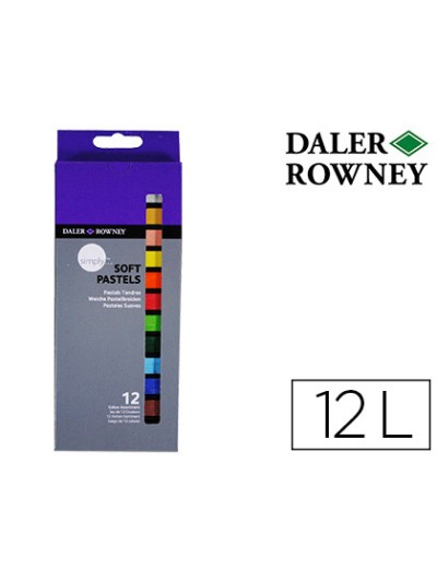 Lapices pastel oleo daler rowney simply suave caja de 12 colores surtidos