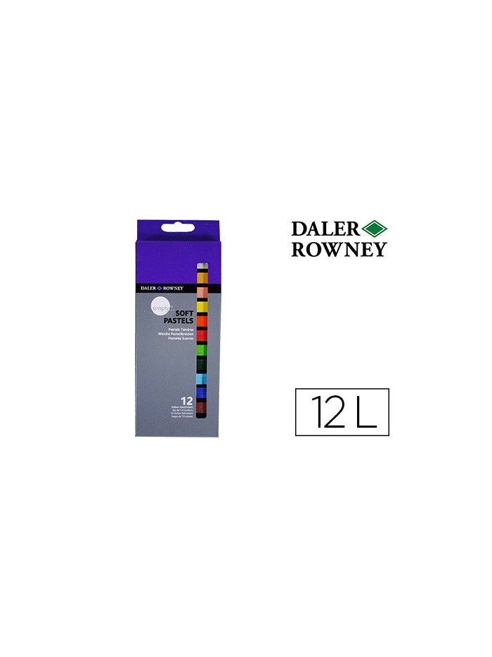 Lapices pastel oleo daler rowney simply suave caja de 12 colores surtidos Lapices pastel oleo daler rowney simply suave caja de 12 colores surtidos