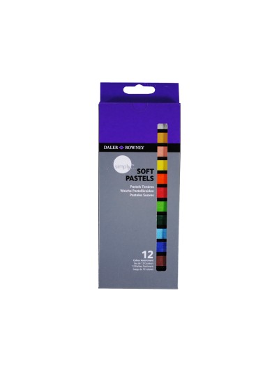 Lapices pastel oleo daler rowney simply suave caja de 12 colores surtidos