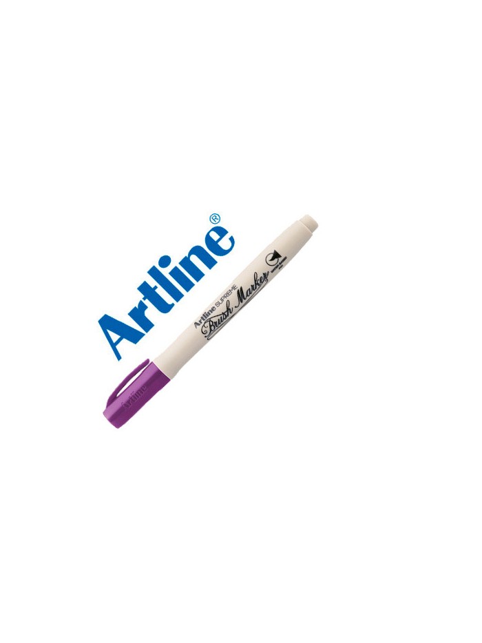 Rotulador artline supreme brush pintura base de agua punta tipo pincel trazo variable magenta Rotulador artline supreme brush pintura base de agua punta tipo pincel trazo variable magenta