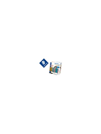 Rotulador staedtler metalico 8323 expositor sobremesa de 100 unidades colores surtidos