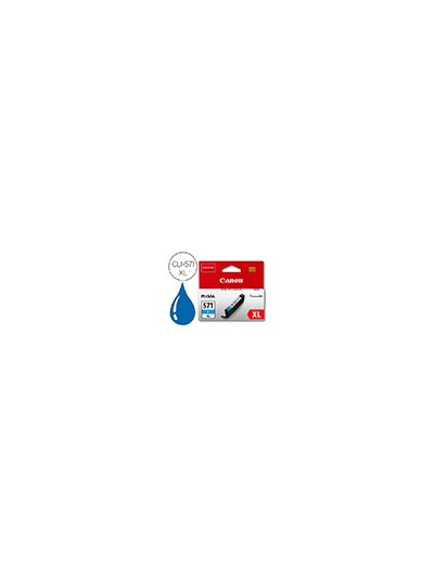 Ink-jet canon cli-571xl pixma mg6852 / ts6050 / ts8050 cian 500 pag