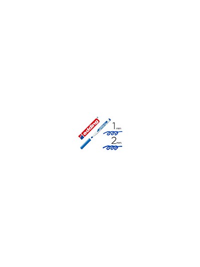 Rotulador edding para pizarra blanca 661 color azul punta redonda 1-2 mm