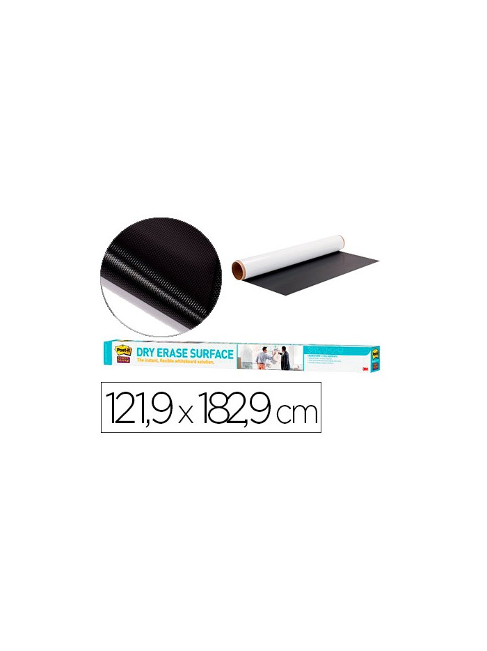 Pizarra blanca post it super sticky adhesiva removible rollo 121,9x182,9 cm Pizarra blanca post it super sticky adhesiva removible rollo 121,9x182,9 cm