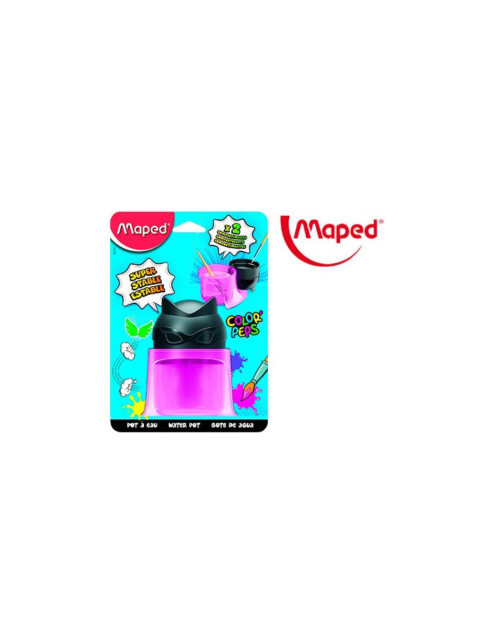 Limpiador de pinceles maped color peps 2 compartimentos superheroes Limpiador de pinceles maped color peps 2 compartimentos superheroes