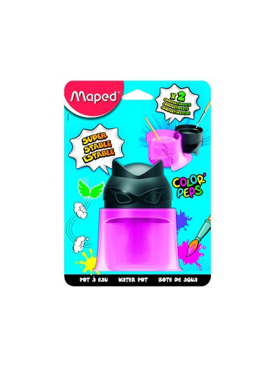 Limpiador de pinceles maped color peps 2 compartimentos superheroes