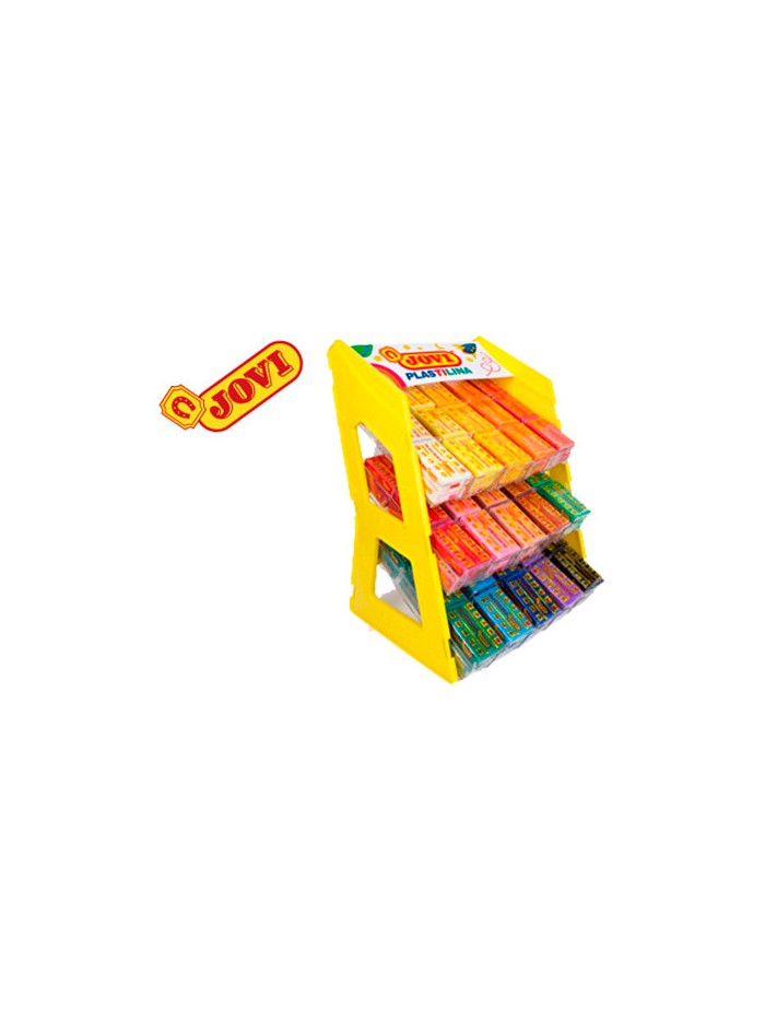 Plastilina jovi 70 expositor sobremesa 180 unidades colores surtidos Plastilina jovi 70 expositor sobremesa 180 unidades colores surtidos