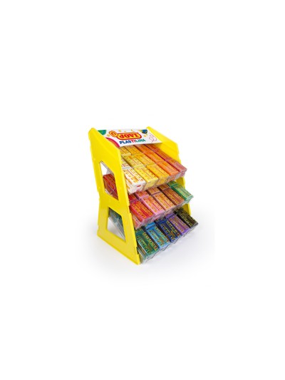 Plastilina jovi 70 expositor sobremesa 180 unidades colores surtidos